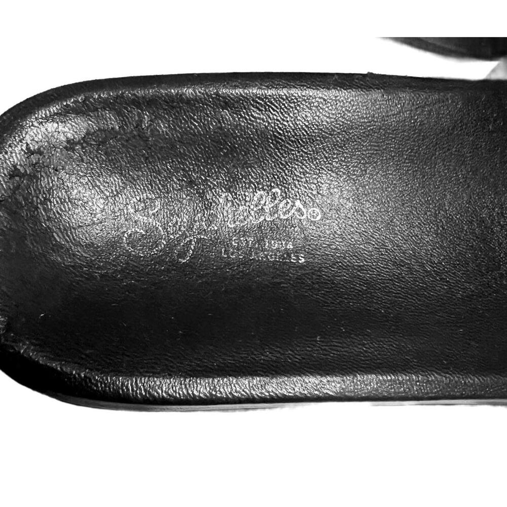 Seychelles "The Little Things" Black Puffy Leather Slides Size 7 - Picture 5 of 6